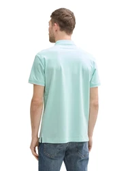 TOM TAILOR Poloshirt mint/weiß