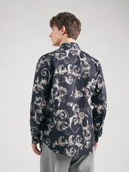 Versace Jeans Couture Hemd grau/hellgrau/schwarz