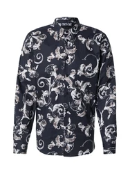 Versace Jeans Couture Hemd grau/hellgrau/schwarz