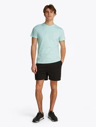 Tommy Jeans T-Shirt pastellblau/weiß