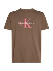 Calvin Klein Jeans T-Shirt 'HERO' braun/hellpink/weiß
