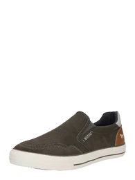 Slip On cognac / schlammfarben / wei
