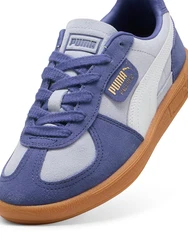 PUMA Sneaker 'Palermo' gold / grau / violettblau / weiß