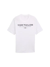 TOM TAILOR Men + T-Shirt navy / wei