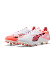 PUMA Fußballschuh 'Ultra 5 Match' lachs / hellpink / schwarz / weiß