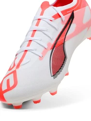 PUMA Fußballschuh 'Ultra 5 Match' lachs / hellpink / schwarz / weiß