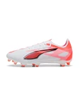 PUMA Fußballschuh 'Ultra 5 Match' lachs / hellpink / schwarz / weiß