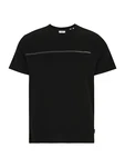 Jack & Jones Plus T-Shirt 'JCOFUSION' schwarz/weiß