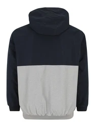Jack & Jones Plus Jacke JJERUSH nachtblau/hellgrau/weiß
