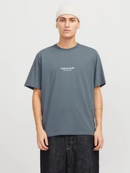 JACK & JONES T-Shirt JORVesterbro saphir/weiß