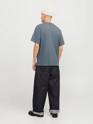 JACK & JONES T-Shirt JORVesterbro saphir/weiß