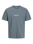 JACK & JONES T-Shirt JORVesterbro saphir/weiß