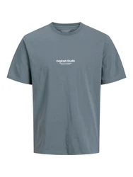 JACK & JONES T-Shirt JORVesterbro saphir/weiß