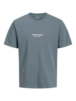 JACK & JONES T-Shirt JORVesterbro saphir/weiß JACK & JONES T-Shirt JORVesterbro saphir/weiß