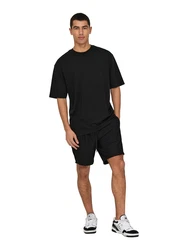 Only & Sons Shorts 'ONSTEL' schwarz