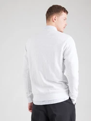 JACK & JONES Sweatshirt JJBEAU schwarz/weimeliert