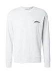 JACK & JONES Sweatshirt JJBEAU schwarz/weimeliert