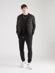 JACK & JONES Hose 'JPSTGORDON SIMON' schwarz / weiß