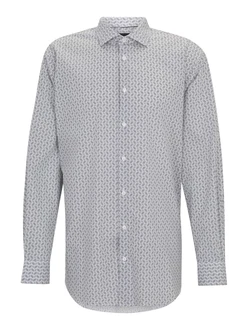 s.Oliver BLACK LABEL Hemd navy/weiß