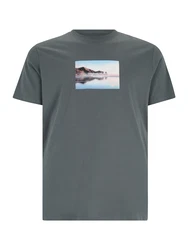 Jack & Jones Plus T-Shirt 'JORVESTERBRO' nachtblau/hellblau/braun/weiß
