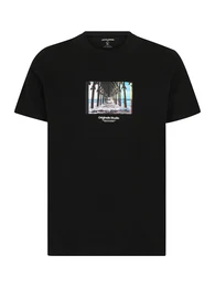 Plus T-Shirt 'JORVESTERBRO' hellblau / hellgelb / schwarz / wei