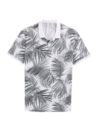Poloshirt anthrazit / dunkelgrau / wei