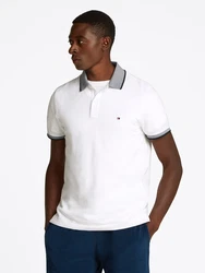 TOMMY HILFIGER Poloshirt schwarz/weiß