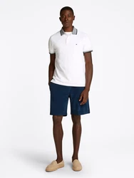 TOMMY HILFIGER Poloshirt schwarz/weiß