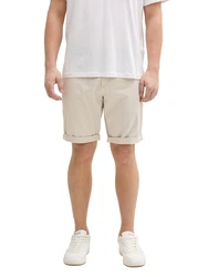 TOM TAILOR DENIM Shorts ecru / schwarz