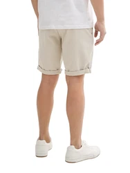 TOM TAILOR DENIM Shorts ecru / schwarz