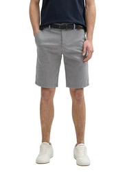 TOM TAILOR Shorts Hose nachtblau/dunkelblau/weiß