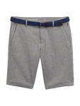 TOM TAILOR Shorts Hose nachtblau/dunkelblau/weiß