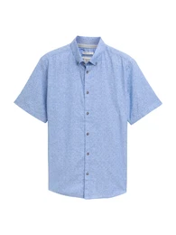 Hemd navy / hellblau / wei