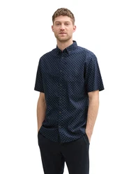 TOM TAILOR Hemd blau/marine/weiß