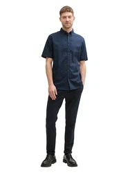 TOM TAILOR Hemd blau/marine/weiß