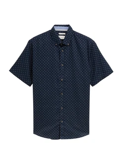 TOM TAILOR Hemd blau/marine/weiß