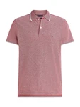 TOMMY HILFIGER Poloshirt karminrot/weiß