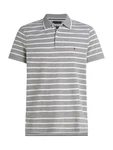 TOMMY HILFIGER Poloshirt grau/weiß
