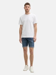 TOM TAILOR Jeansshorts TTJOSH Regular Slim blau