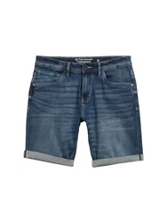 TOM TAILOR Jeansshorts TTJOSH Regular Slim blau