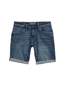 TOM TAILOR Jeansshorts TTJOSH Regular Slim blau