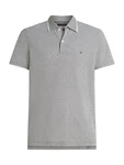 TOMMY HILFIGER Poloshirt marineblau / grau / knallrot / weiß