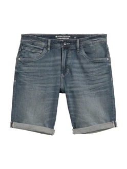 TOM TAILOR Jeansshorts TTJOSH Regular Slim blau