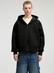 Pull&Bear Sweatjacke 'STWD' schwarz