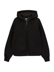 Pull&Bear Sweatjacke 'STWD' schwarz