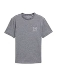 TOM TAILOR DENIM T-Shirt schwarz/weiß