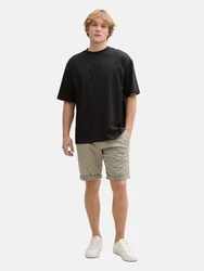 TOM TAILOR DENIM Shorts dunkelbeige