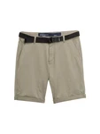 TOM TAILOR DENIM Shorts dunkelbeige