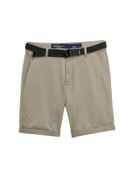 TOM TAILOR DENIM Shorts dunkelbeige
