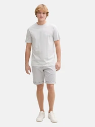 TOM TAILOR DENIM Shorts hellgrau